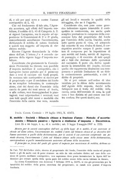 Il diritto finanziario rivista quindicinale di dottrina e giurisprudenza in materia d'imposte dirette e tasse sugli affari