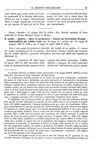 Il diritto finanziario rivista quindicinale di dottrina e giurisprudenza in materia d'imposte dirette e tasse sugli affari