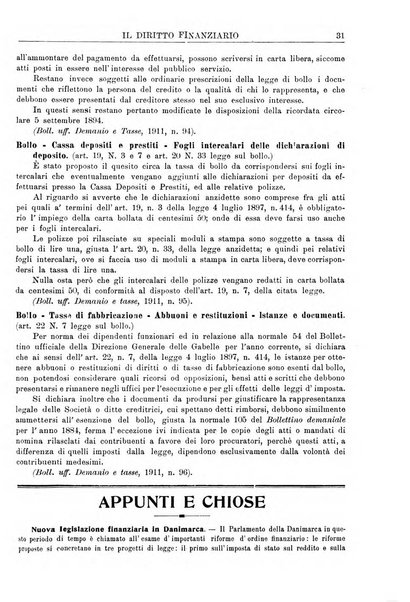 Il diritto finanziario rivista quindicinale di dottrina e giurisprudenza in materia d'imposte dirette e tasse sugli affari