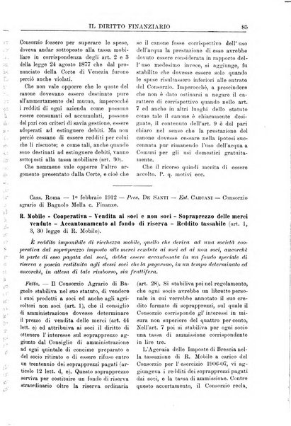 Il diritto finanziario rivista quindicinale di dottrina e giurisprudenza in materia d'imposte dirette e tasse sugli affari