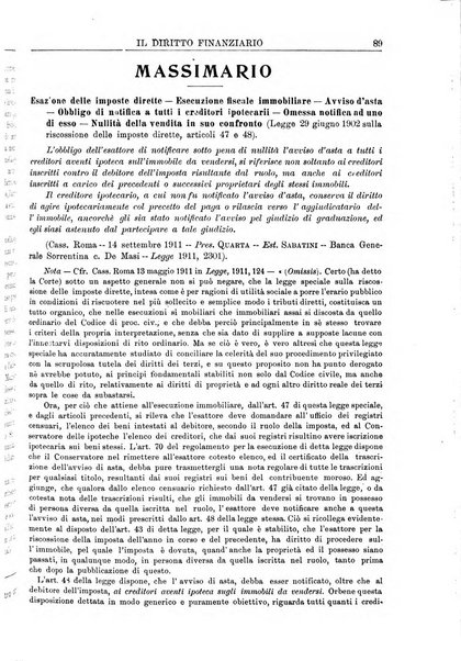 Il diritto finanziario rivista quindicinale di dottrina e giurisprudenza in materia d'imposte dirette e tasse sugli affari