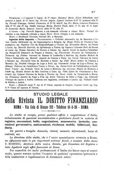 Il diritto finanziario rivista quindicinale di dottrina e giurisprudenza in materia d'imposte dirette e tasse sugli affari