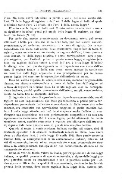 Il diritto finanziario rivista quindicinale di dottrina e giurisprudenza in materia d'imposte dirette e tasse sugli affari