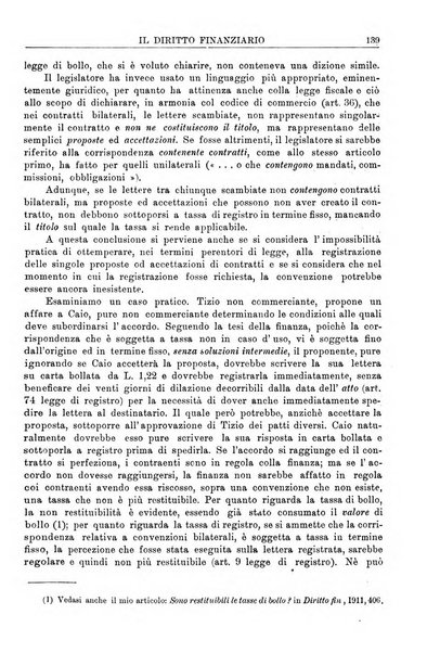 Il diritto finanziario rivista quindicinale di dottrina e giurisprudenza in materia d'imposte dirette e tasse sugli affari