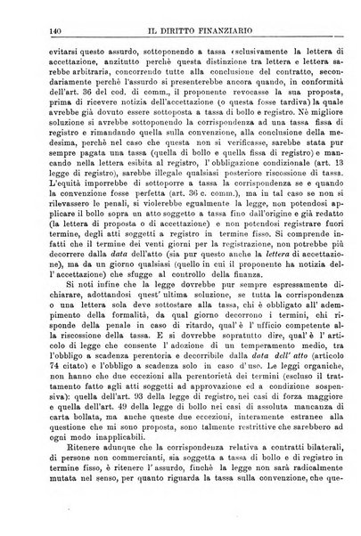 Il diritto finanziario rivista quindicinale di dottrina e giurisprudenza in materia d'imposte dirette e tasse sugli affari