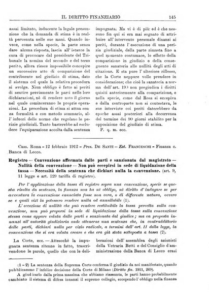 Il diritto finanziario rivista quindicinale di dottrina e giurisprudenza in materia d'imposte dirette e tasse sugli affari