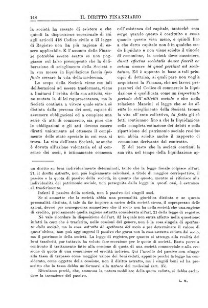 Il diritto finanziario rivista quindicinale di dottrina e giurisprudenza in materia d'imposte dirette e tasse sugli affari