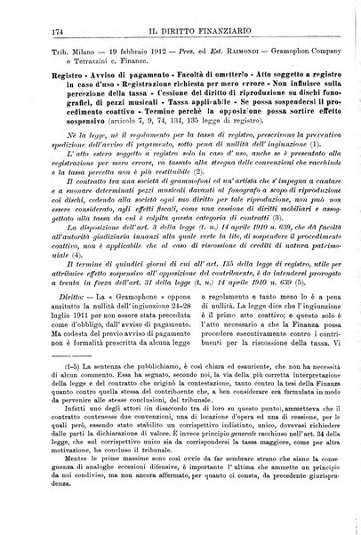 Il diritto finanziario rivista quindicinale di dottrina e giurisprudenza in materia d'imposte dirette e tasse sugli affari