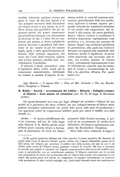 Il diritto finanziario rivista quindicinale di dottrina e giurisprudenza in materia d'imposte dirette e tasse sugli affari