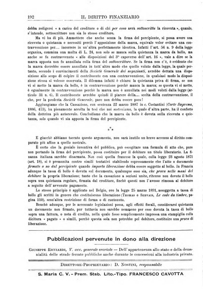 Il diritto finanziario rivista quindicinale di dottrina e giurisprudenza in materia d'imposte dirette e tasse sugli affari