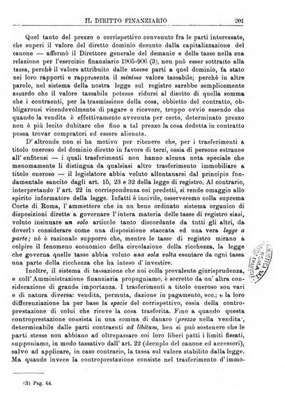 Il diritto finanziario rivista quindicinale di dottrina e giurisprudenza in materia d'imposte dirette e tasse sugli affari