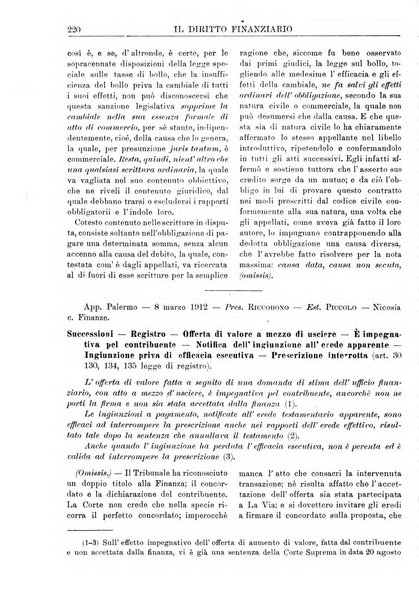 Il diritto finanziario rivista quindicinale di dottrina e giurisprudenza in materia d'imposte dirette e tasse sugli affari