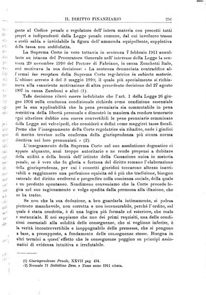 Il diritto finanziario rivista quindicinale di dottrina e giurisprudenza in materia d'imposte dirette e tasse sugli affari