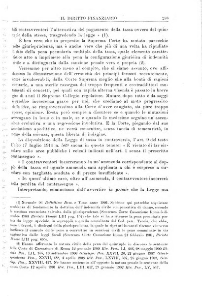 Il diritto finanziario rivista quindicinale di dottrina e giurisprudenza in materia d'imposte dirette e tasse sugli affari