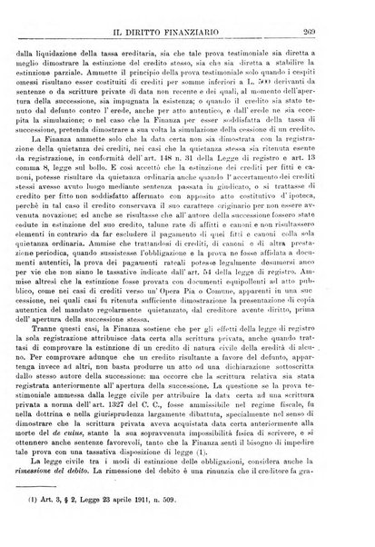 Il diritto finanziario rivista quindicinale di dottrina e giurisprudenza in materia d'imposte dirette e tasse sugli affari