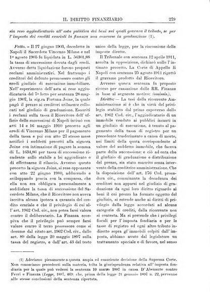 Il diritto finanziario rivista quindicinale di dottrina e giurisprudenza in materia d'imposte dirette e tasse sugli affari