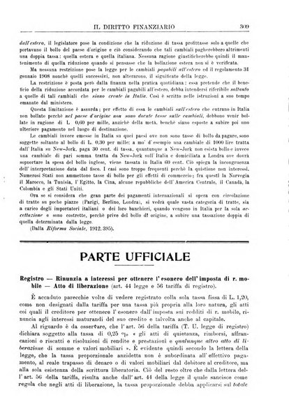 Il diritto finanziario rivista quindicinale di dottrina e giurisprudenza in materia d'imposte dirette e tasse sugli affari