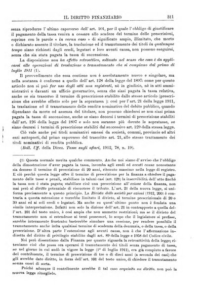 Il diritto finanziario rivista quindicinale di dottrina e giurisprudenza in materia d'imposte dirette e tasse sugli affari