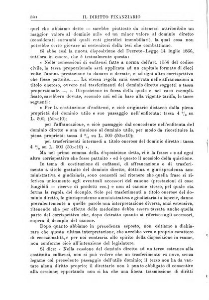 Il diritto finanziario rivista quindicinale di dottrina e giurisprudenza in materia d'imposte dirette e tasse sugli affari