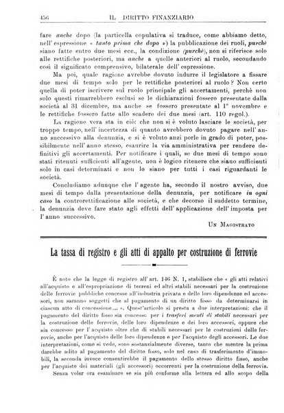 Il diritto finanziario rivista quindicinale di dottrina e giurisprudenza in materia d'imposte dirette e tasse sugli affari