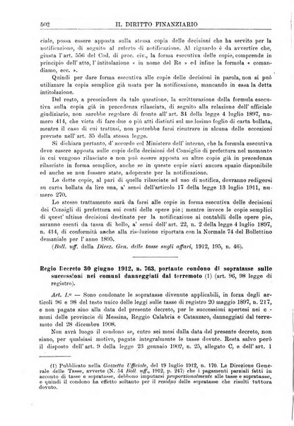 Il diritto finanziario rivista quindicinale di dottrina e giurisprudenza in materia d'imposte dirette e tasse sugli affari