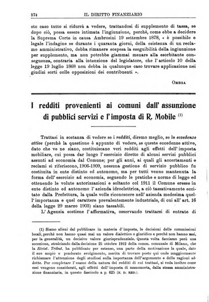 Il diritto finanziario rivista quindicinale di dottrina e giurisprudenza in materia d'imposte dirette e tasse sugli affari