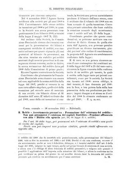 Il diritto finanziario rivista quindicinale di dottrina e giurisprudenza in materia d'imposte dirette e tasse sugli affari