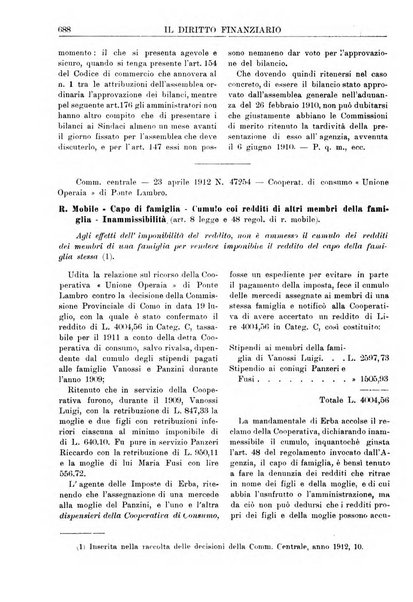 Il diritto finanziario rivista quindicinale di dottrina e giurisprudenza in materia d'imposte dirette e tasse sugli affari