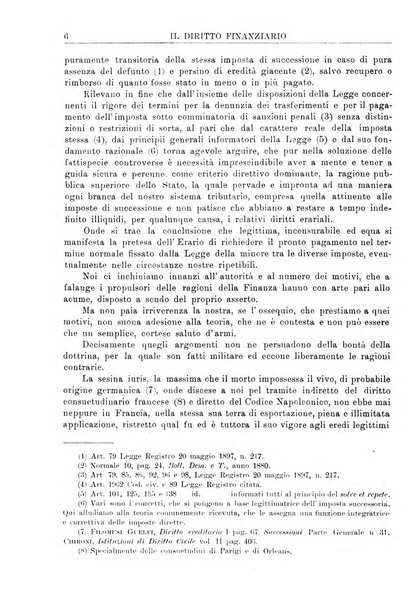 Il diritto finanziario rivista quindicinale di dottrina e giurisprudenza in materia d'imposte dirette e tasse sugli affari