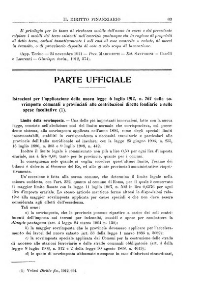 Il diritto finanziario rivista quindicinale di dottrina e giurisprudenza in materia d'imposte dirette e tasse sugli affari