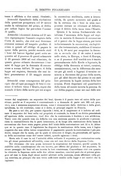 Il diritto finanziario rivista quindicinale di dottrina e giurisprudenza in materia d'imposte dirette e tasse sugli affari