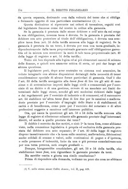 Il diritto finanziario rivista quindicinale di dottrina e giurisprudenza in materia d'imposte dirette e tasse sugli affari