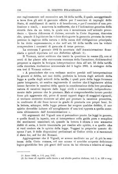 Il diritto finanziario rivista quindicinale di dottrina e giurisprudenza in materia d'imposte dirette e tasse sugli affari