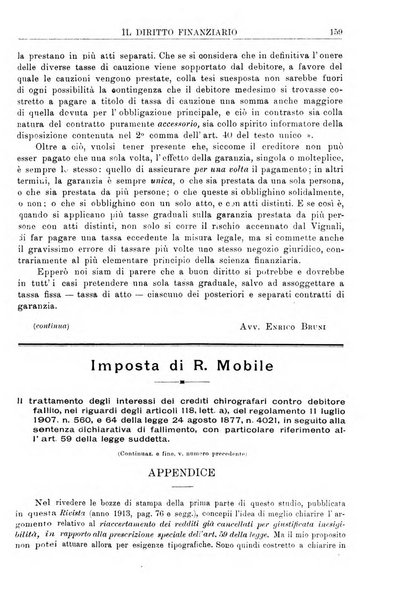 Il diritto finanziario rivista quindicinale di dottrina e giurisprudenza in materia d'imposte dirette e tasse sugli affari