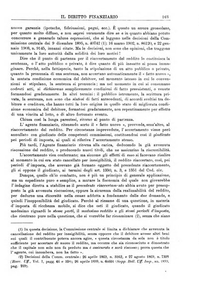 Il diritto finanziario rivista quindicinale di dottrina e giurisprudenza in materia d'imposte dirette e tasse sugli affari