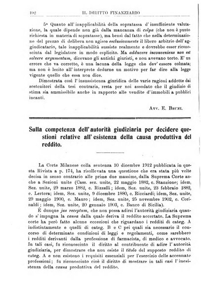 Il diritto finanziario rivista quindicinale di dottrina e giurisprudenza in materia d'imposte dirette e tasse sugli affari