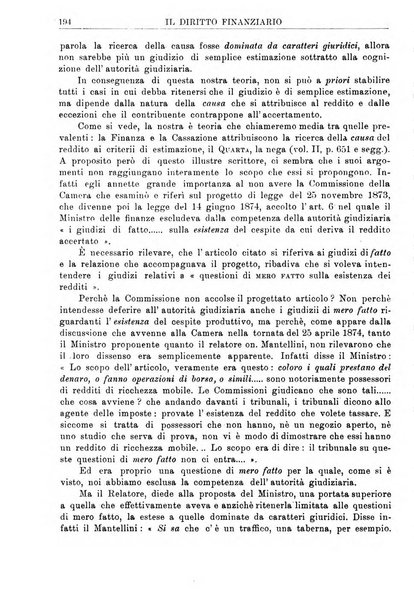 Il diritto finanziario rivista quindicinale di dottrina e giurisprudenza in materia d'imposte dirette e tasse sugli affari