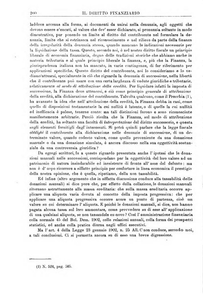 Il diritto finanziario rivista quindicinale di dottrina e giurisprudenza in materia d'imposte dirette e tasse sugli affari