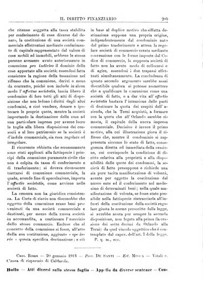 Il diritto finanziario rivista quindicinale di dottrina e giurisprudenza in materia d'imposte dirette e tasse sugli affari