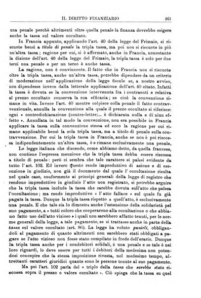 Il diritto finanziario rivista quindicinale di dottrina e giurisprudenza in materia d'imposte dirette e tasse sugli affari