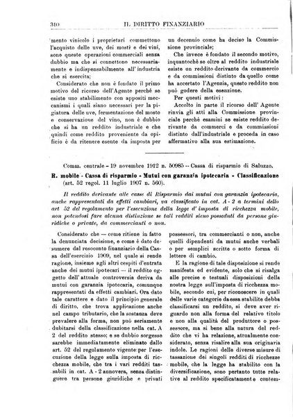 Il diritto finanziario rivista quindicinale di dottrina e giurisprudenza in materia d'imposte dirette e tasse sugli affari