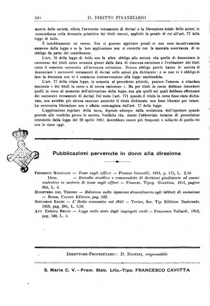 Il diritto finanziario rivista quindicinale di dottrina e giurisprudenza in materia d'imposte dirette e tasse sugli affari