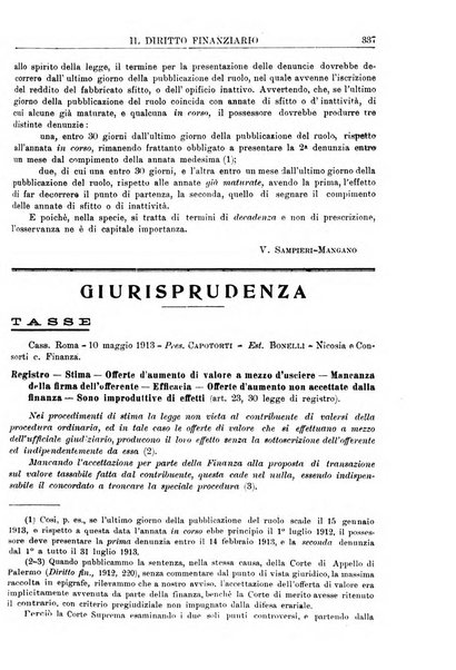 Il diritto finanziario rivista quindicinale di dottrina e giurisprudenza in materia d'imposte dirette e tasse sugli affari