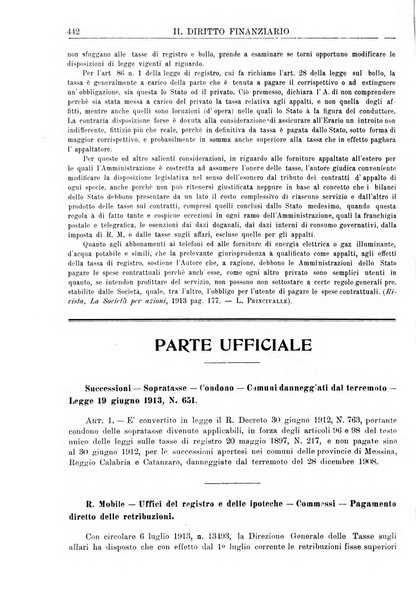 Il diritto finanziario rivista quindicinale di dottrina e giurisprudenza in materia d'imposte dirette e tasse sugli affari