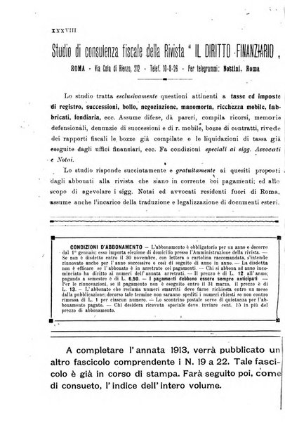 Il diritto finanziario rivista quindicinale di dottrina e giurisprudenza in materia d'imposte dirette e tasse sugli affari