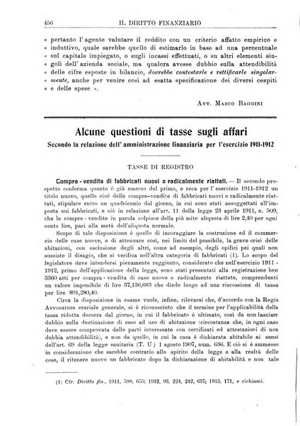 Il diritto finanziario rivista quindicinale di dottrina e giurisprudenza in materia d'imposte dirette e tasse sugli affari