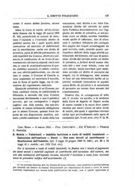 Il diritto finanziario rivista quindicinale di dottrina e giurisprudenza in materia d'imposte dirette e tasse sugli affari