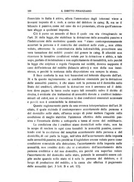 Il diritto finanziario rivista quindicinale di dottrina e giurisprudenza in materia d'imposte dirette e tasse sugli affari