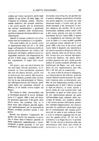 Il diritto finanziario rivista quindicinale di dottrina e giurisprudenza in materia d'imposte dirette e tasse sugli affari