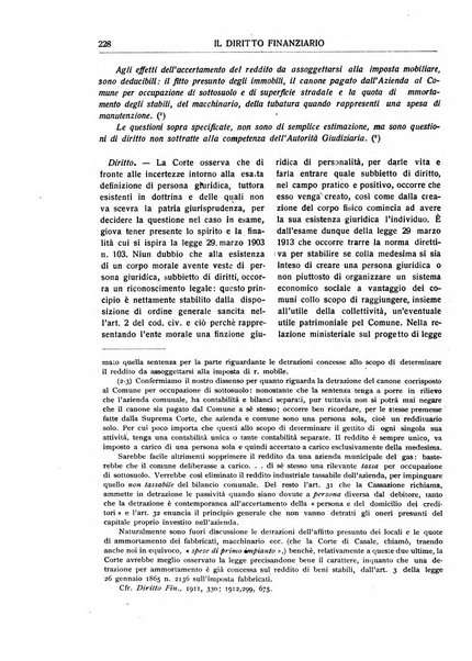 Il diritto finanziario rivista quindicinale di dottrina e giurisprudenza in materia d'imposte dirette e tasse sugli affari